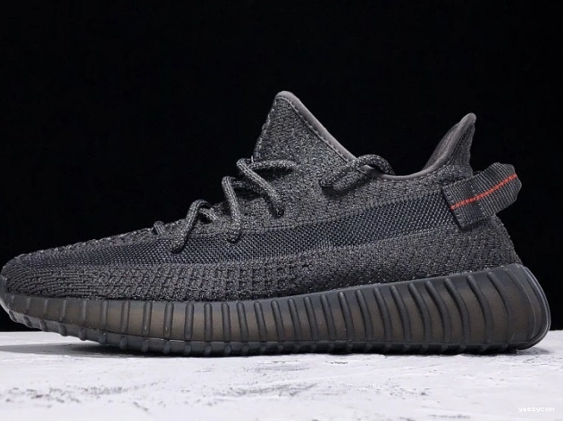 Adidas Static Yeezy 350 (Reflective) Boost V2 Black FU9007 - 1015